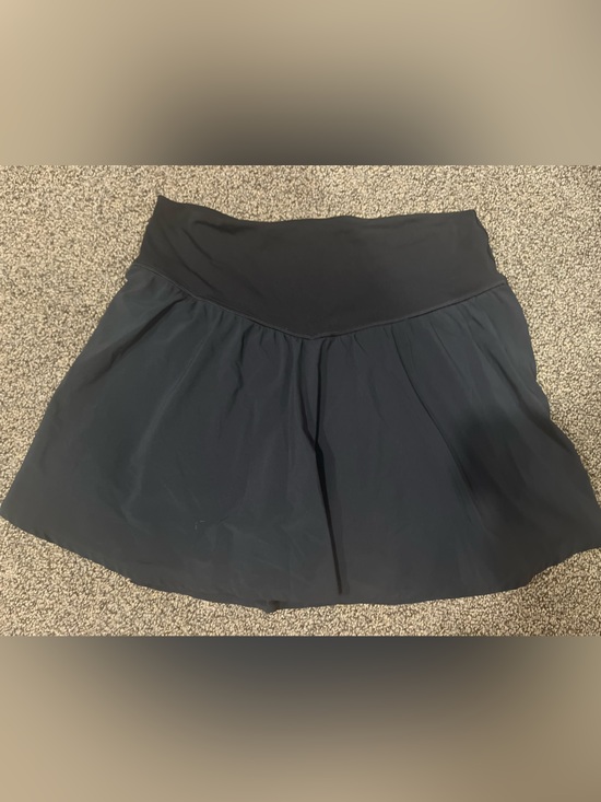 aerie Pants - aerie Black Flowy Athletic Skort